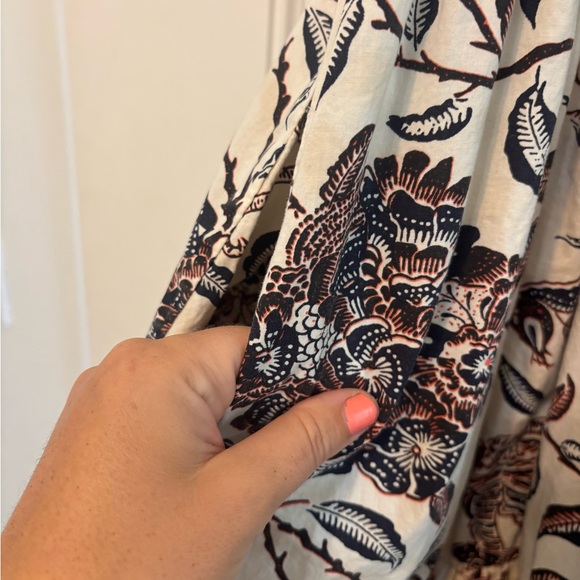 HOUSE OF HARLOW 1960 Ozzie Floral Puff Sleeve Cotton Boho Mini Dress Medium - Picture 10 of 13